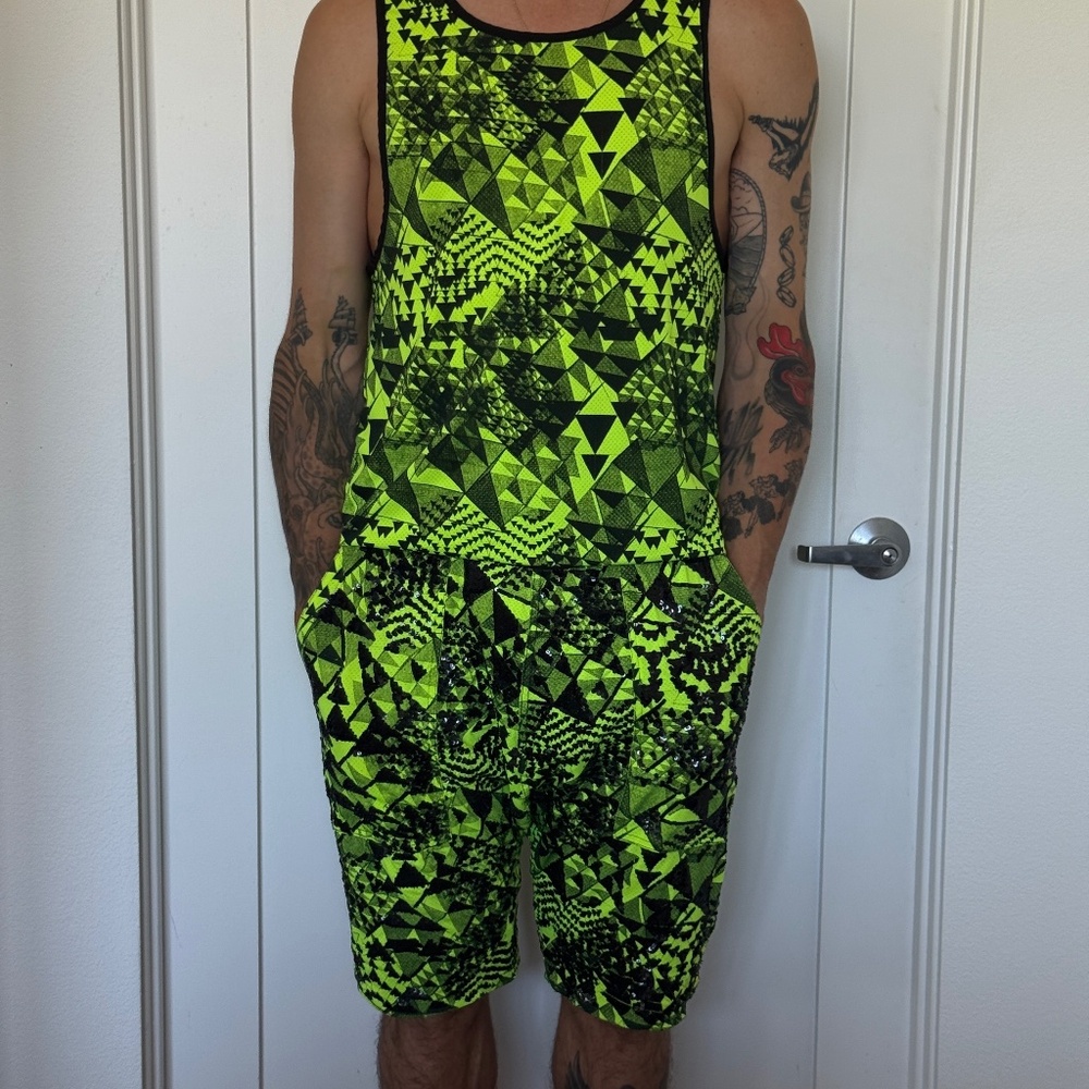 Control Sector Reversible Sequin Set – Neon Jungle Edition